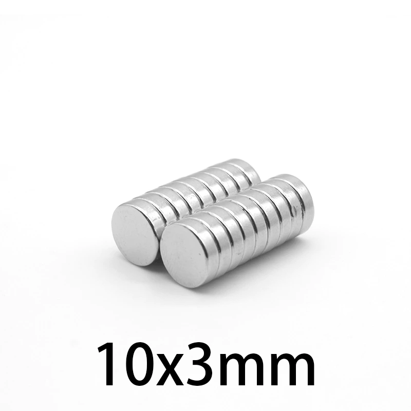 10/20/50/100/150/200PCS 10×3 Disc Strong Powerful Magnets N35 Round Permanent Magnets 10x3mm Neodymium Magnet 10*3 Search Magnet