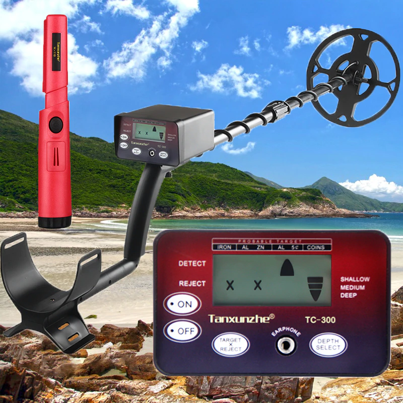 High Sensitivity Metal Detector IP68 Waterproof Treasure Search Detector pointer Profesional Pinpointing Underground Gold Iron post thumbnail image