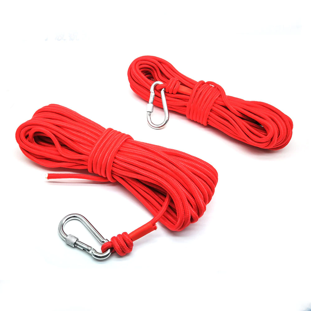 New 20/10M Random Color Rope Fishing Magnetic Rope Suitable For Deep Sea Salvage Strong Search Magnetic Fishing Pot Fishing