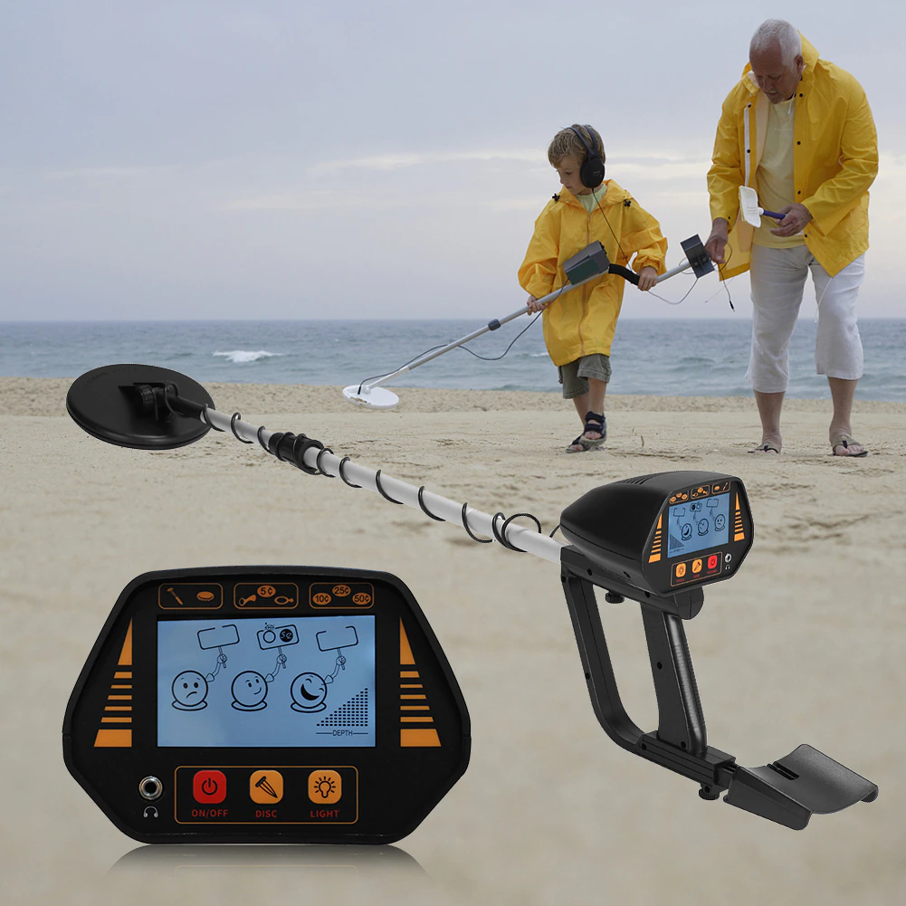 Professional Handheld Metal Detector for Metal Coin Gold Positioning Jewelry Search Treasure Hunter Pointer Pinpoint LCD Display