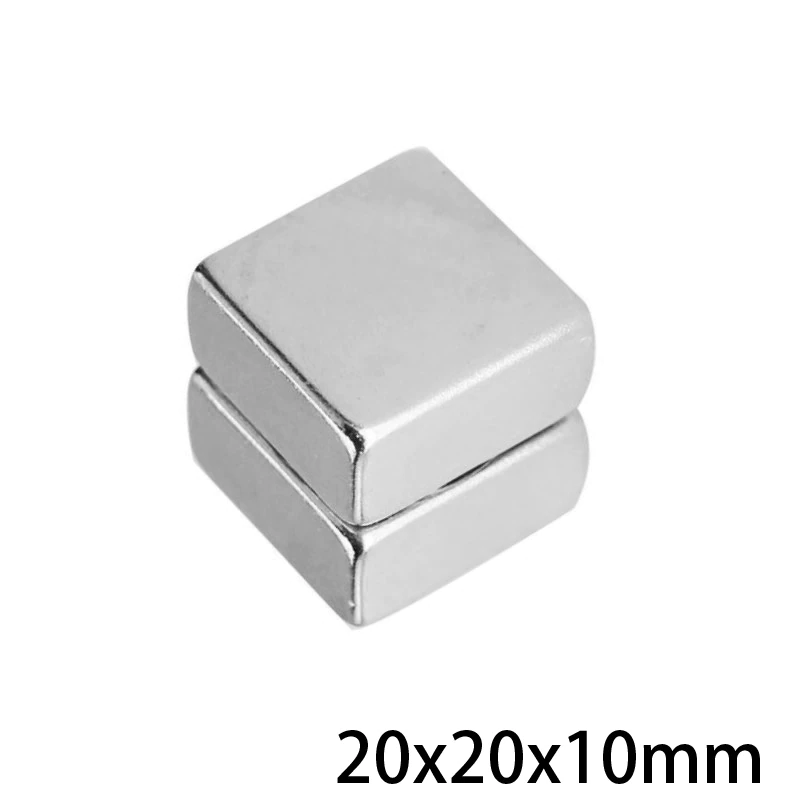 1/2/3/5/10/15PCS 20x20x10mm Square  Search Magnet N35 Super Strong Powerful Magnets 20x20x10 Block Neodymium Magnets 20*20*10 post thumbnail image