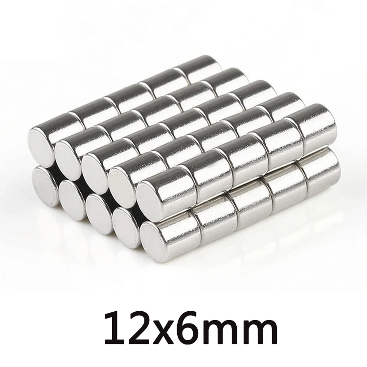 20/30/50PCS 12×6 mm Search Minor Diameter Magnetic 12mmx6mm Bulk Small Round Magnets 12x6mm Neodymium Disc Magnets 12*6 mm