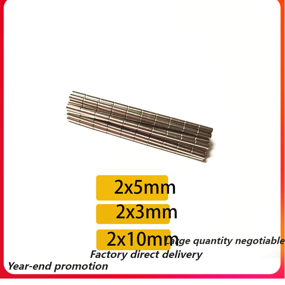 300PCS 2×3 2×5 2x10mm Round Mini Magnet 2*3 N35 Super powerful Neodymium Magnets for door Search Magnetic Fridge DIY Aimant