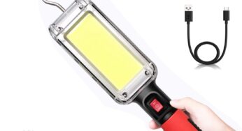 5200mAH Powerful Flashlight 100W Torch USB Rechargeable COB Work Light with Magnet Hook Camping Tent Work Maintenance Lantern