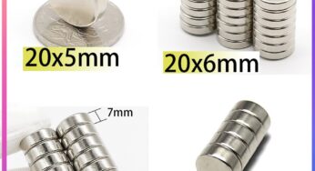 5pcs 10pcs 20×5 20×6 20×7 20×8 Magnet N35 Neodymium Magnets Nickle Coating 20x5mm 20x6mm Search Magnetic Fridge DIY 20x8mm