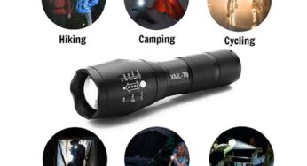 Flashlight Outdoor LED Rechargeable Zoom Powerful T6 Super Bright Aluminum Alloy Portable Torch USB Camping Tactical Flash Light