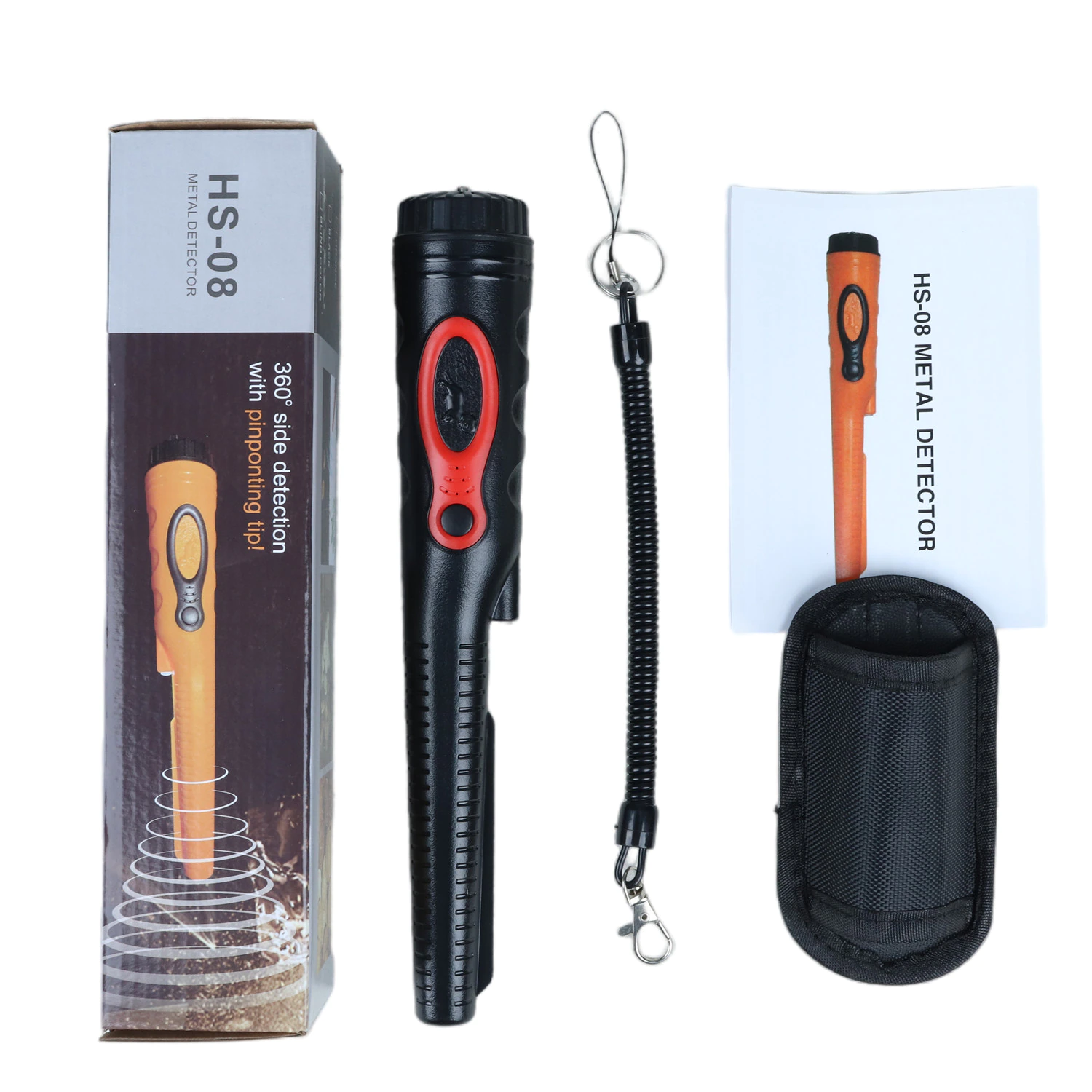 Hot Sale Metal Detector Professional Scan Tools HS-08 Gold and Metal Detector Pinpointer Three Modes Waterproof Searching Hunter