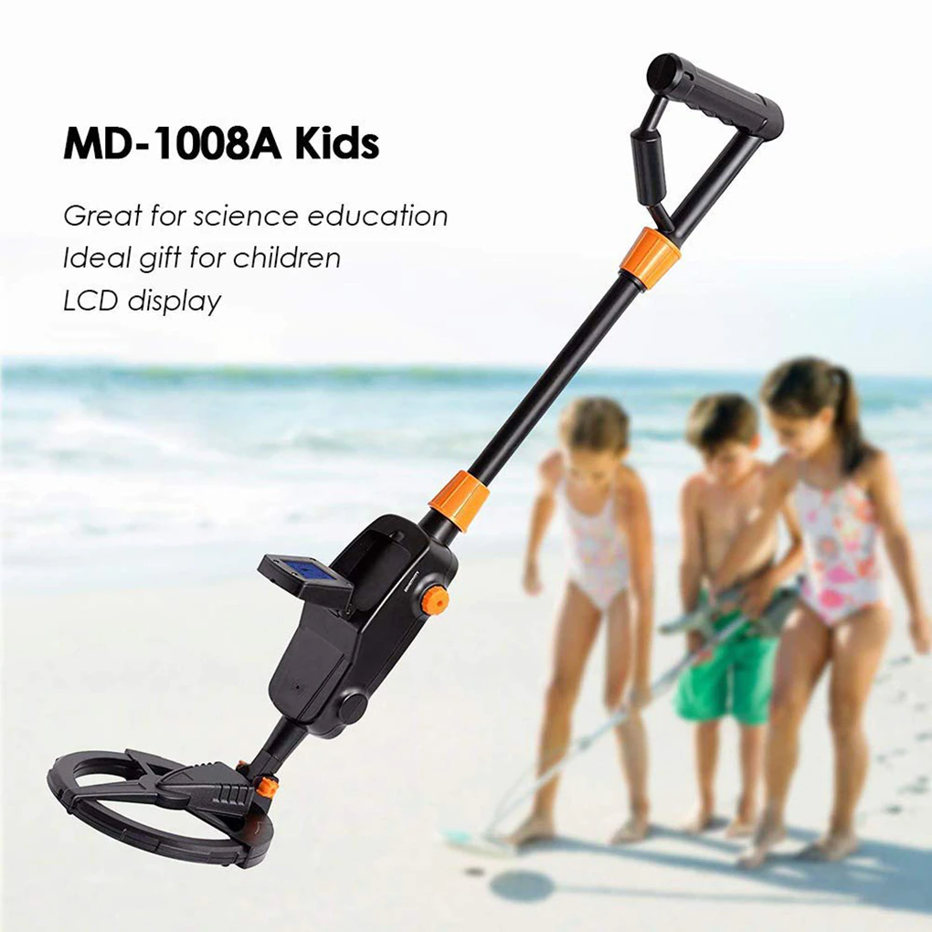 Metal Detector LCD Display Adjustable Shaft Search Gold Underground Depth Treasure Detector Finder Pinpointer Detecting for Kid