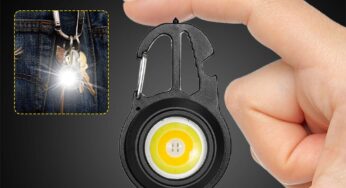 Mini Camping Light LED COB Work Light Rechargeable Keychain Flashlight Super bright Floodlight Lantern Camping Accessories