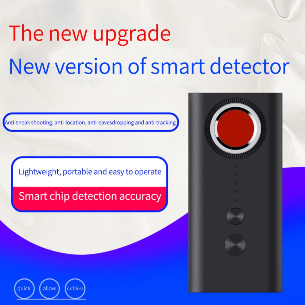 Multi-Function Smart Detetor Invisible Camera Detection Wireless Signal Detector Car GPS Location Search Anti-sneak Shooting