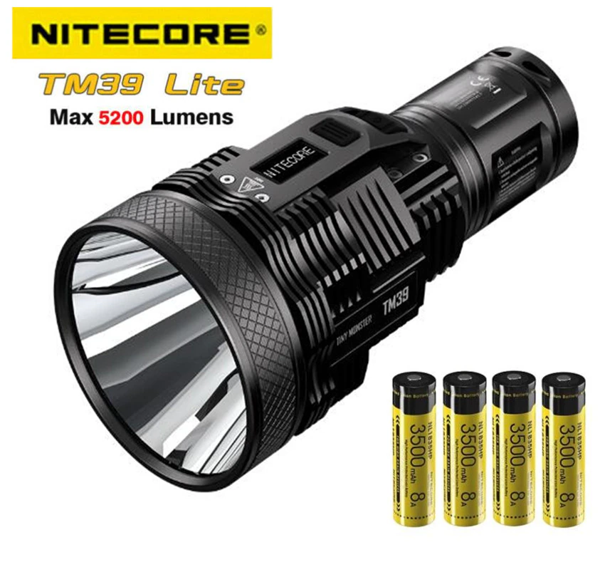 NITECORE TM39 Lite Flashlight OLED Screen SBT-90 GEN2 LED 5200LM beam 1500M Rechargeable Torch Hunting Outdoor search and rescue post thumbnail image