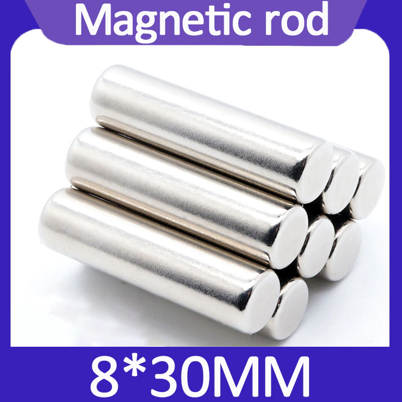 New 1pc Super Strong Neodymium Magnet 8*30 Round Magnetic NdFeB Powerful Magnet Rare Earth Magnet Searching Magnets 8x30mm post thumbnail image