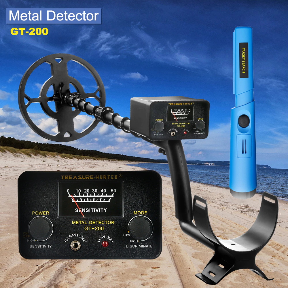 Portable Underground Metal Detector Waterproof Pinpointing Circuit Wire Iron Profesional Detector De Metale for Treasure Search post thumbnail image
