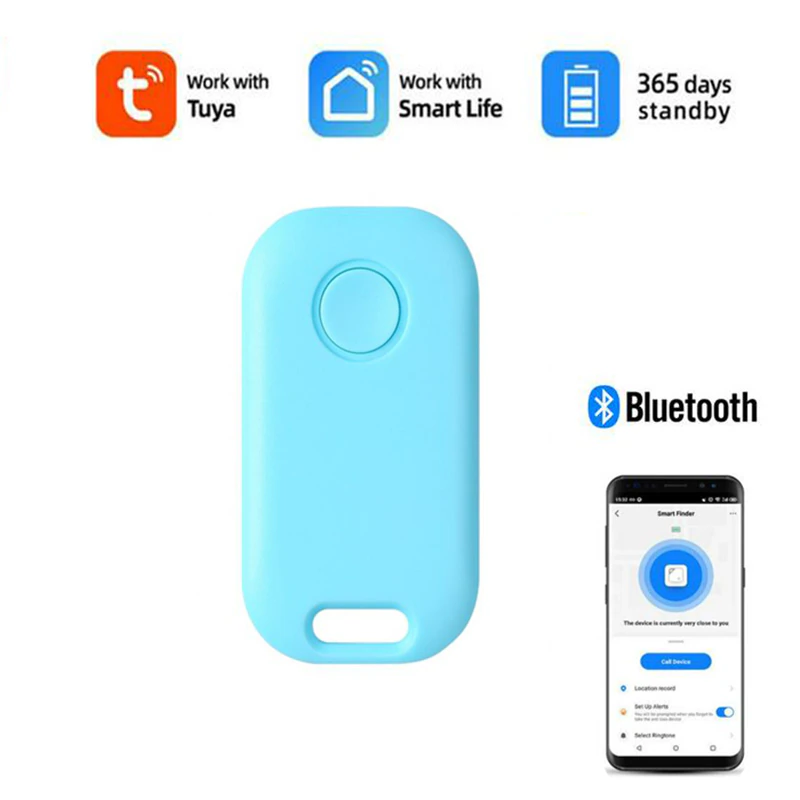 Tuya Smart Tag Anti-Lost Alarm Wireless Bluetooth 4.0 2-way Search Suitcase Wallet Key Pet Finder GPS Tracking Device