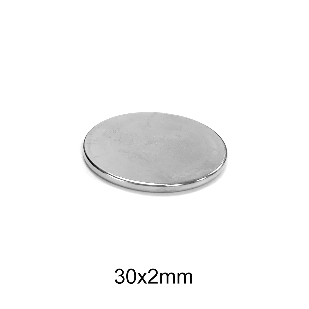 2/5/10/20/30/40PCS 30×2 mm Major Search Magnet 30mmx2mm Bulk Round Magnetic magnet 30x2mm Permanent Neodymium Magnets Disc 30*2