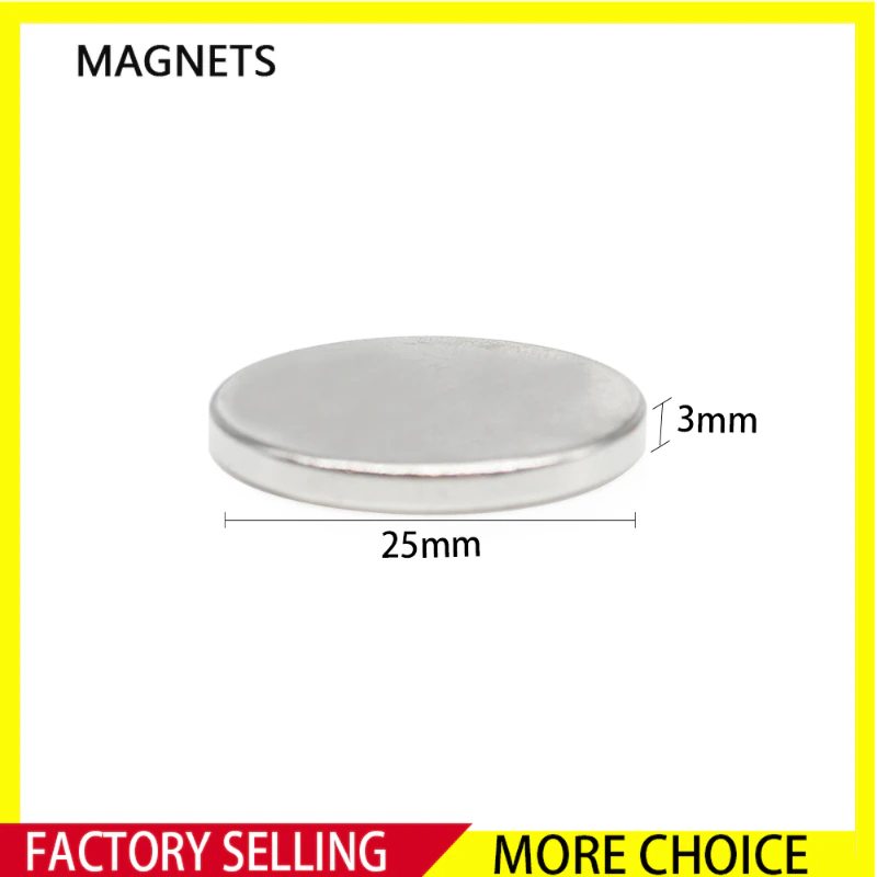 2/5/10/20/30PCS 25x3mm Round Rare Earth Neodymium Magnet 25mm*3mm Search Magnet Strong 25x3mm Disc Permanent Magnet 25*3 mm