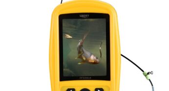 LUCKY Portable Underwater Fishing finder match with 3308-8 System CMD sensor 3.5 inch TFT RGB Waterproof Monitor Fish Sea 20M