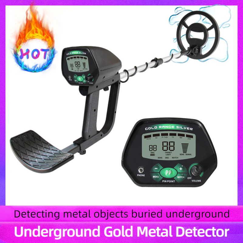 MD-4090 Metal Detector Underground High Accuracy Gold Detectors Treasure Hunter Detector Waterproof Search Coil Seeker Treasure