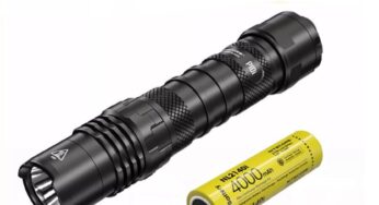 NITECORE P10i Flashlight 1800 Lumens Tactical Law Enforcement ULTRA COMPACT SST-40-W LED Torch Type-C Rechargeable with Battery